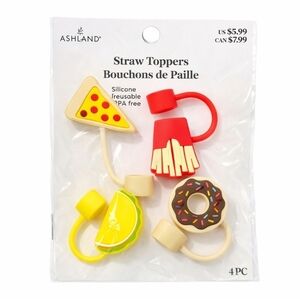 Free W/Purchase - Ashland Silicone Straw Toppers - Multicolor